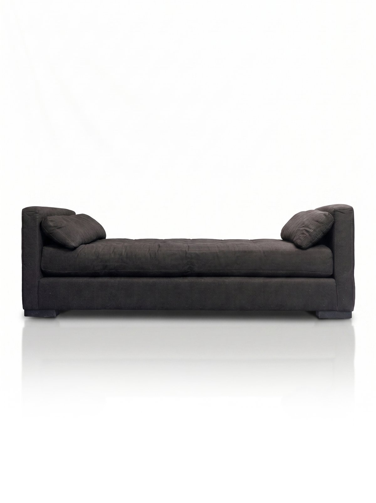 HD Buttercup Daybed in a Charcoal Herringbone Weave