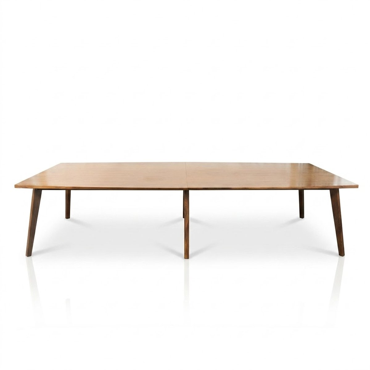 Large Rosewood-Veneer Boardroom Table