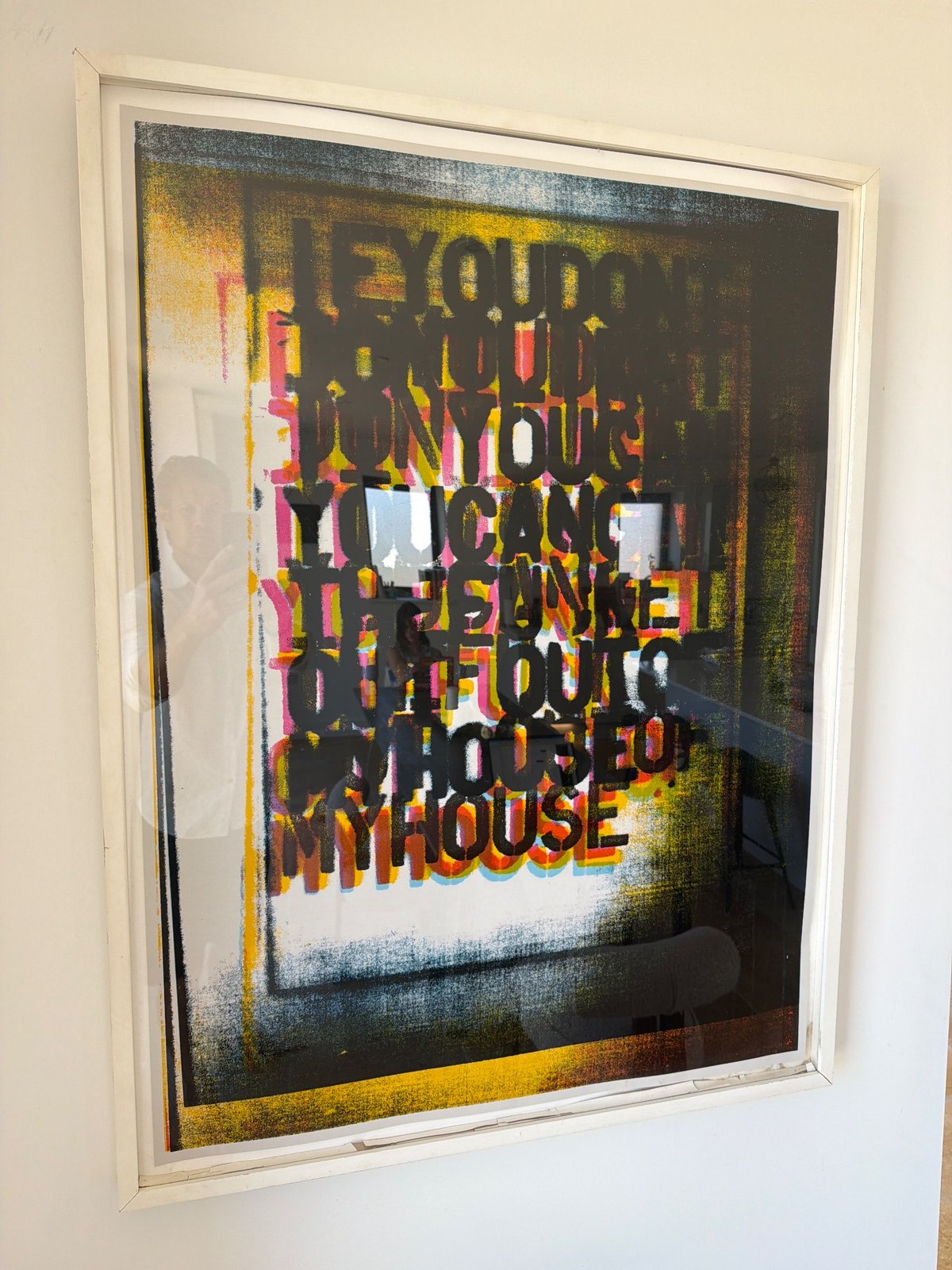 Christopher Wool 'My House II' Screenprint