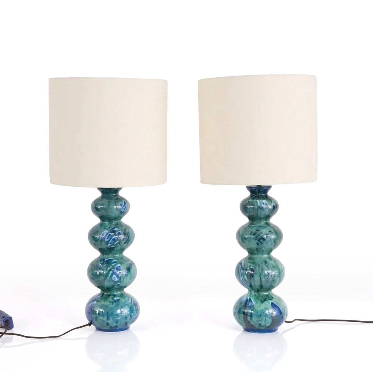 Pair of Soho Home Frome Table Lamps in Ceramic