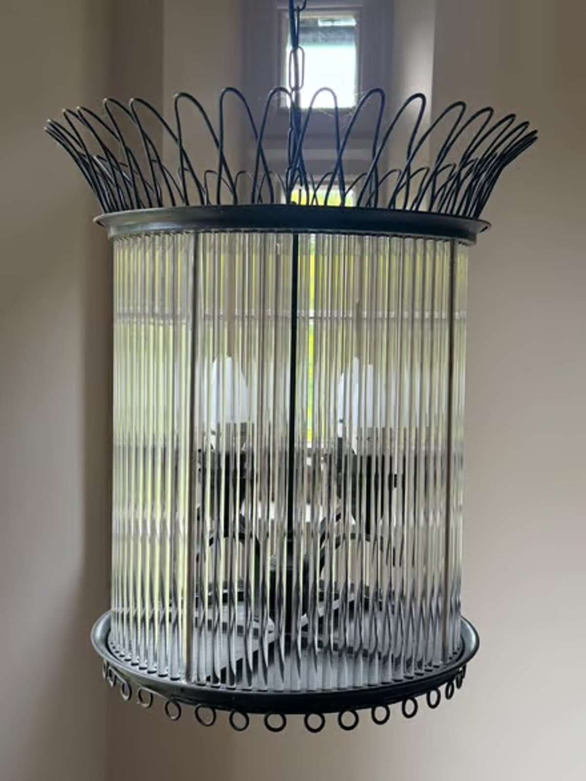 Vaughan Varenne Glass Lantern in Bronze