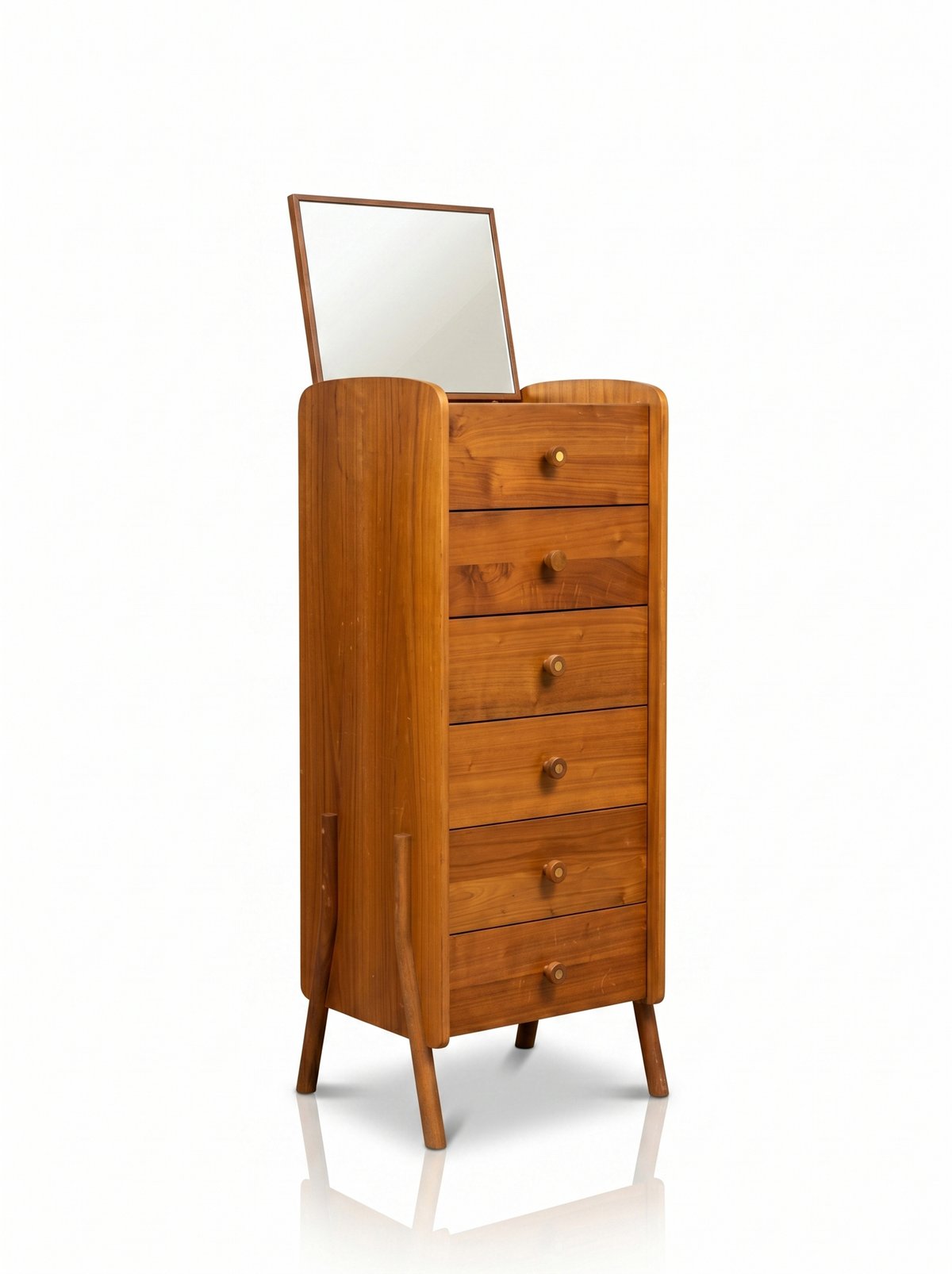 Heal's Tallboy Dressing Chest in Teak