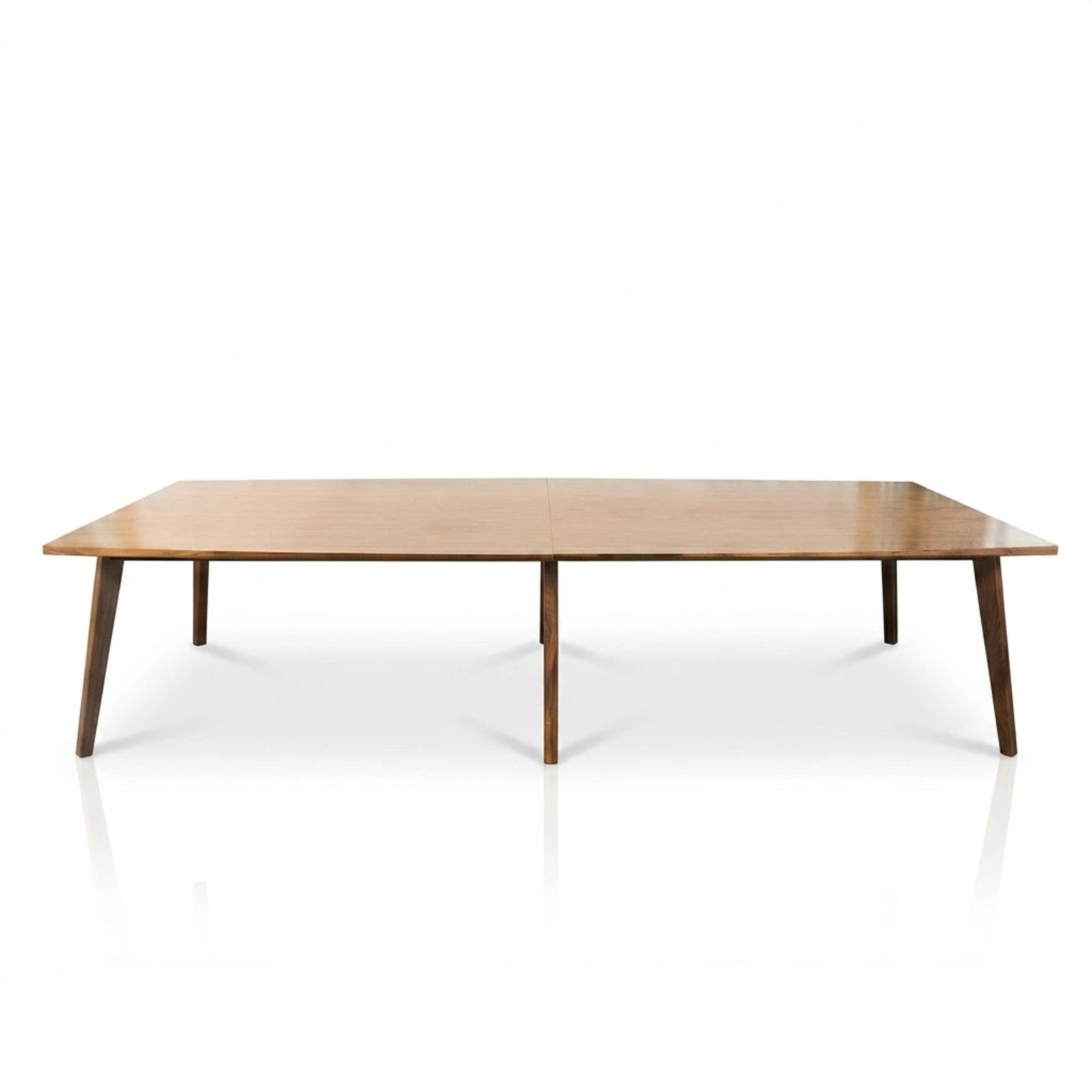 Large Rosewood-Veneer Boardroom Table