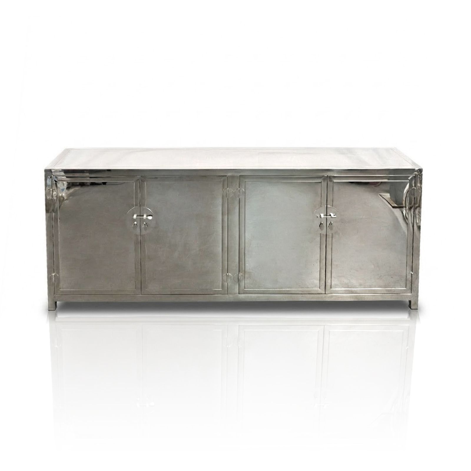 Coach House Surrey Polished Metal Sideboard