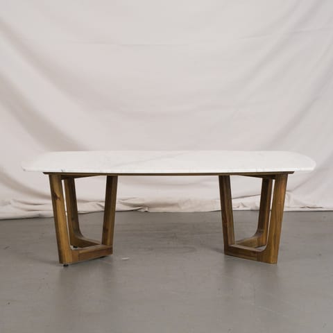Oak Furnitureland Islington Coffee Table in Marble and Acacia (photo 2)