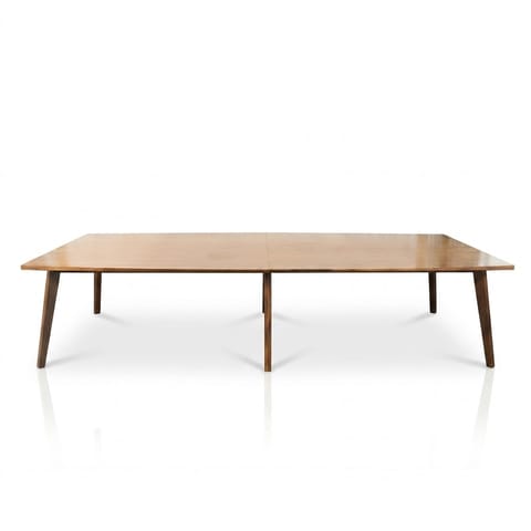 Large Rosewood-Veneer Boardroom Table