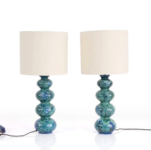 Pair of Soho Home Frome Table Lamps in Ceramic