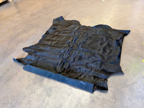 Black Cowhide Rug