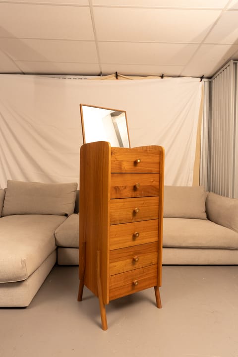 Heal's Tallboy Dressing Chest in Teak (photo 2)