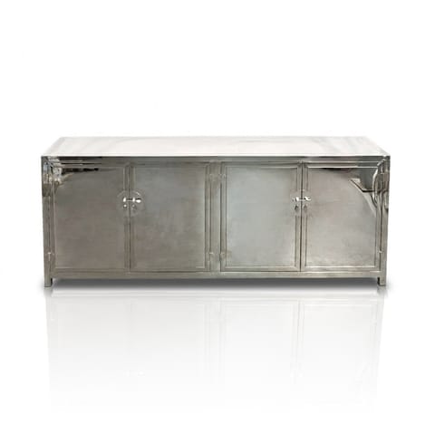 Coach House Surrey Polished Metal Sideboard