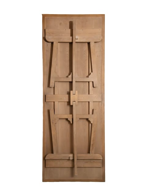 Oka Folding Trestle Dining Table in Oak (photo 2)