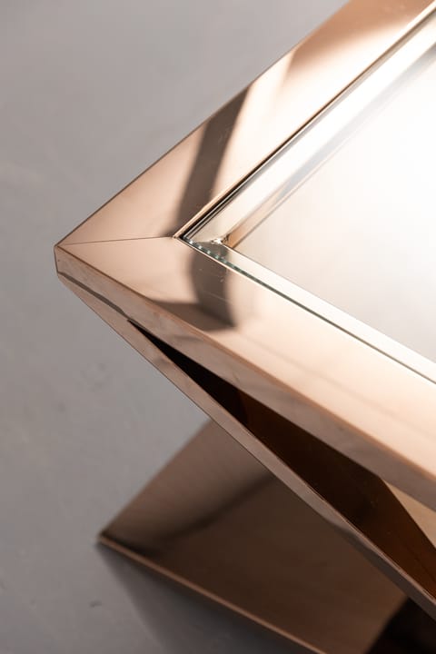 HD Buttercup Xenia Coffee Table in a Polished Bronze Finish (photo 2)