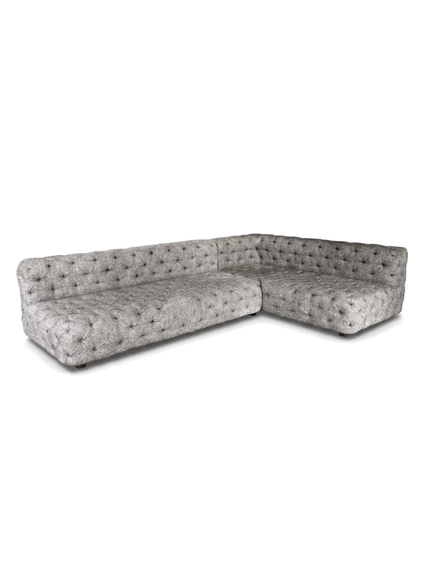 George Smith Bespoke Deep-Buttoned Corner Sofa